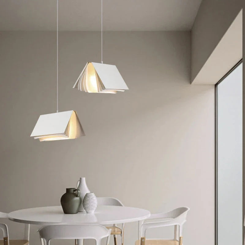 Afralia™ Book Pendant Lamp: Nordic LED Design for Living Room, Bedroom, Indoor Lighting