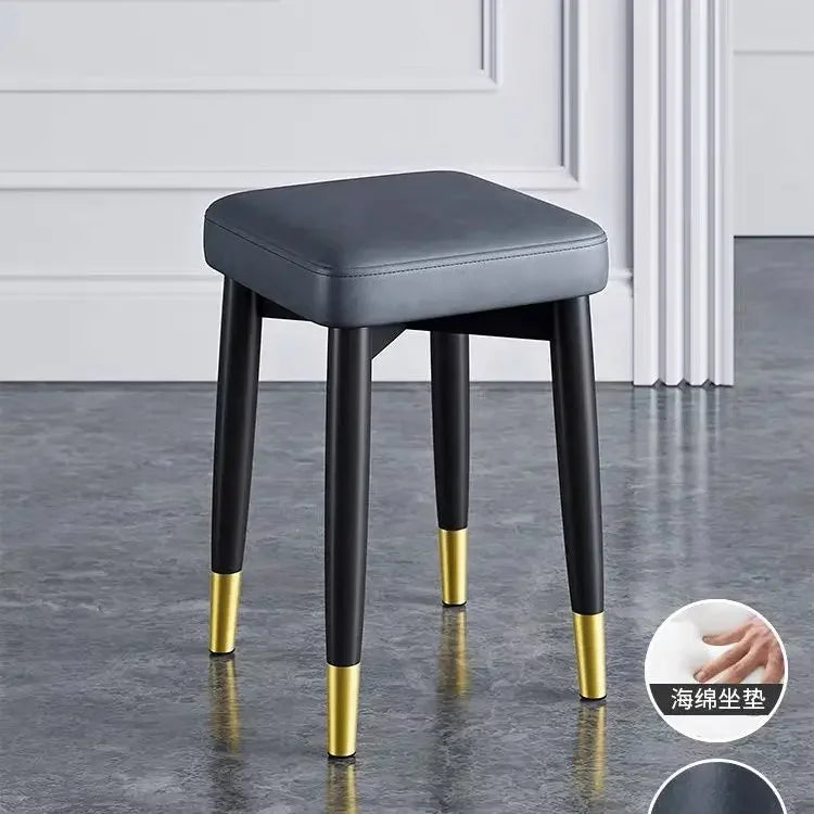 Afralia™ Low Square Stool Bench for Dining Kitchen Portable Table Furniture