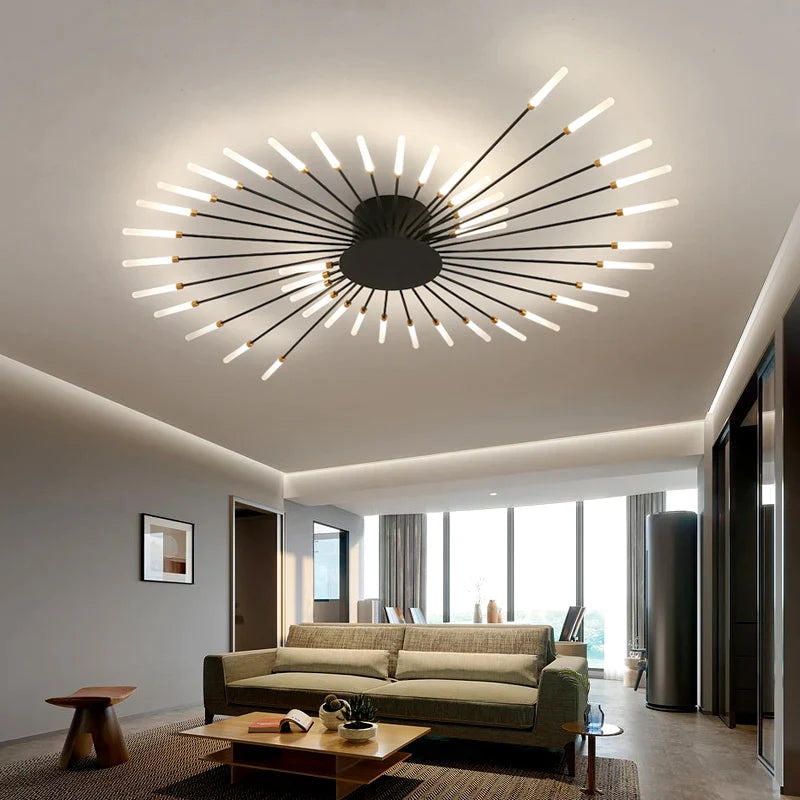 Afralia™ Acrylic LED Ceiling Lights for Bedroom Hall Living Kids Room Lamps