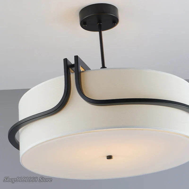 Afralia™ Modern Chinese Style LED Chandelier for Living Room Bedroom Kitchen Lighting