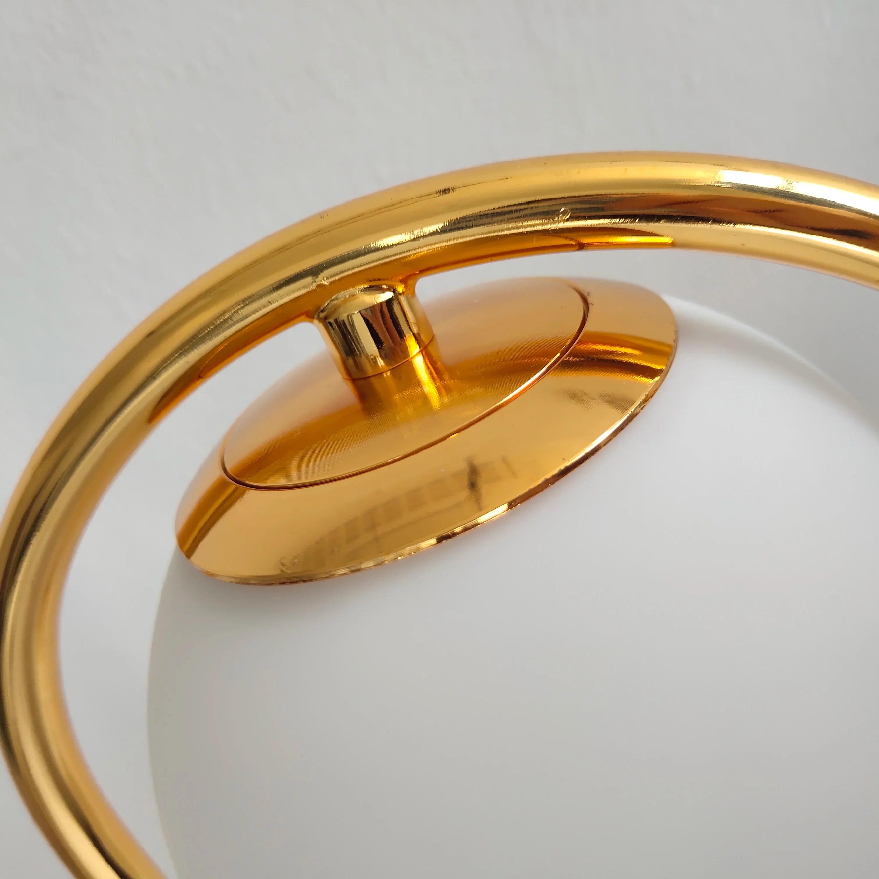 Afralia™ Golden Body Glass LED Desk Lamp - Modern Nordic Art Deco Design