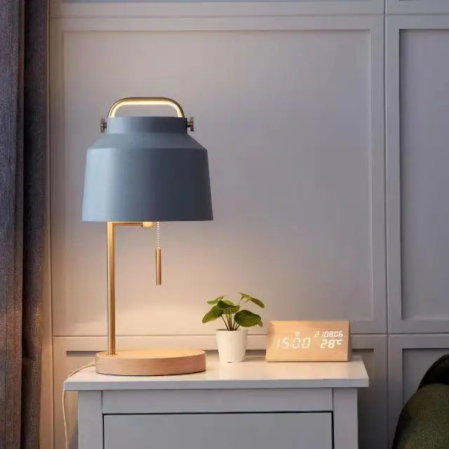 Afralia™ Nordic Macaron Table Lamp Modern Bedroom Bedside Light LED E27