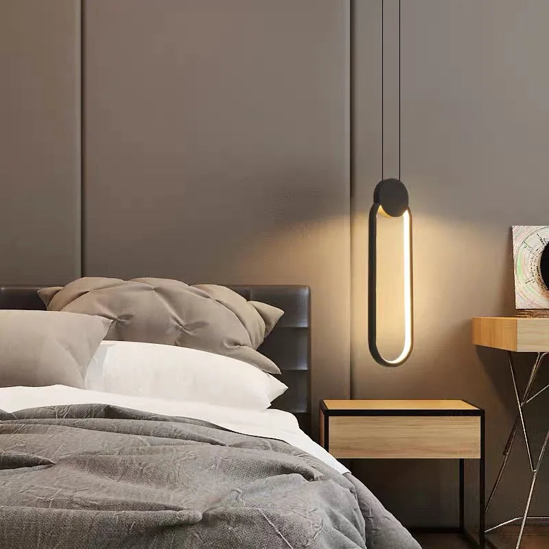 Afralia™ Modern LED Pendant Lights for Living Room Bedroom Bar Decor Lighting