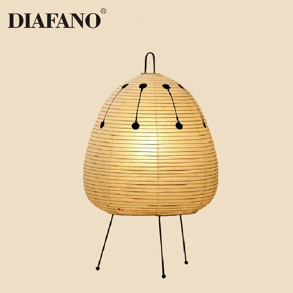 Afralia™ Japanese Style Paper Floor Lamp for Home Décor and Lighting