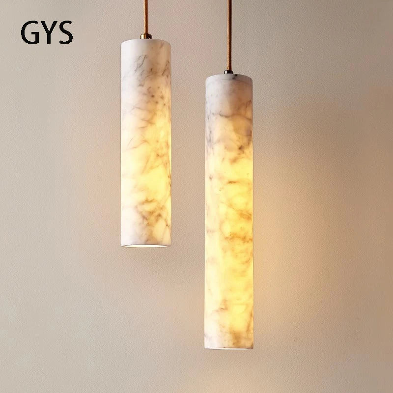 Afralia™ Marble Chandelier Pendant Lamp for Luxury Style Lighting in Cream Art Bedrooms