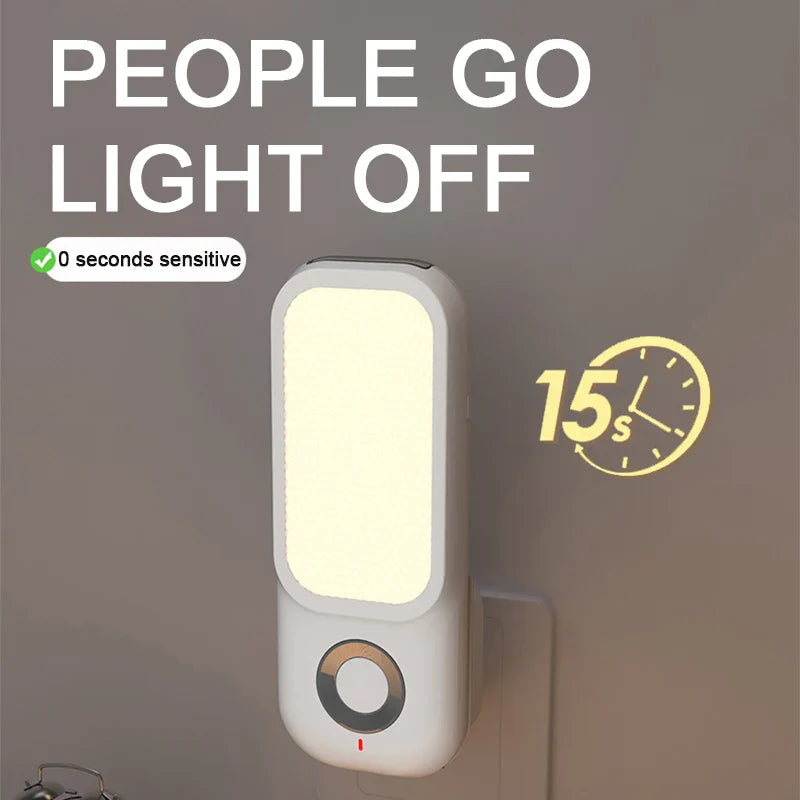 Afralia™ LED Induction Night Light with Wireless Charging and Flashlight