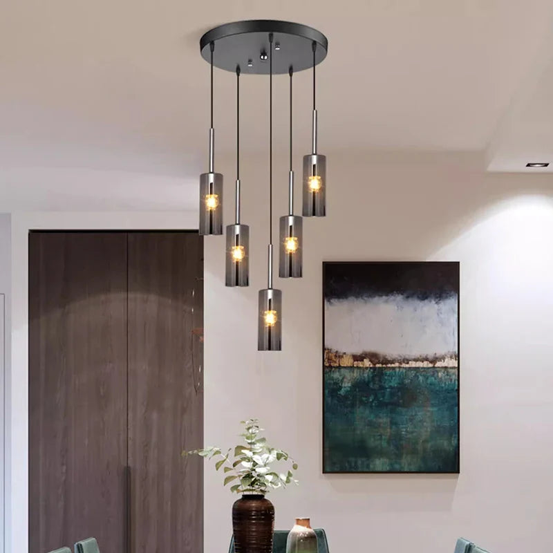 Afralia™ Modern LED Pendant Chandeliers for Living Room and Dining Room Lighting