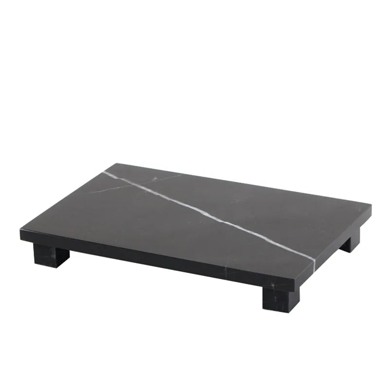 Afralia™ Rainforest Brown Marble Tray: Luxury Home Decor for Vanity, Dresser, Bathroom