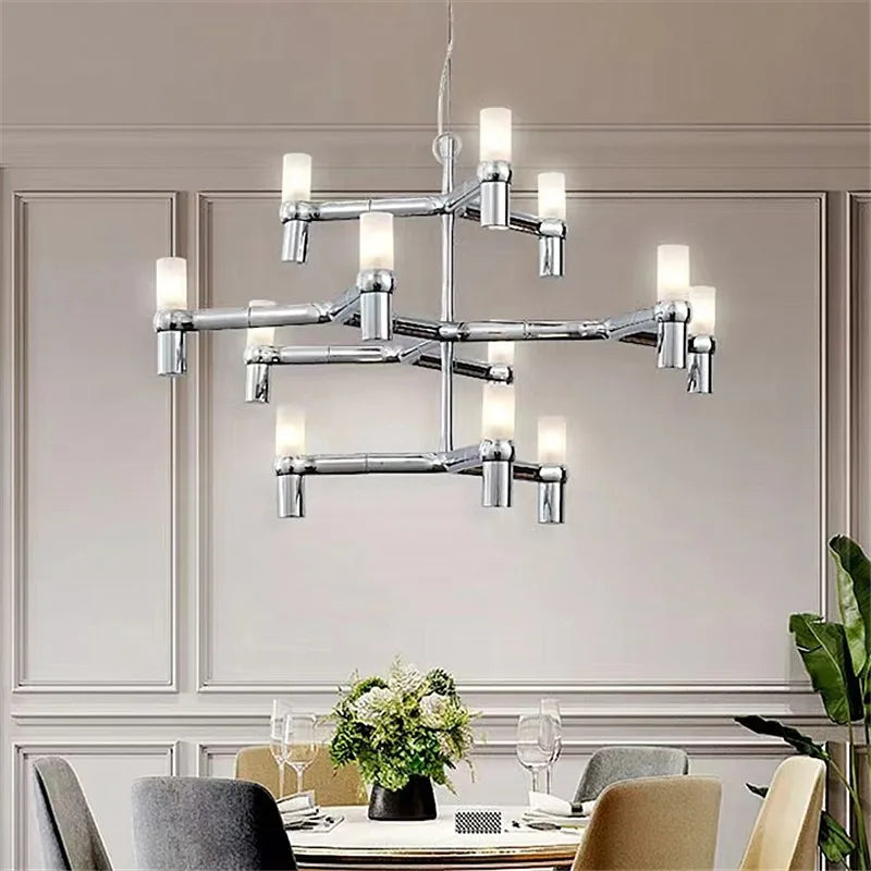 Afralia™ Crown Major Chandelier: Modern Luxury LED Light for Kitchen, Hotel, Living Room