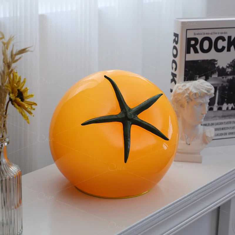 Afralia™ Tomato LED Table Lamp: Creative Tomato Shape Craft Night Light