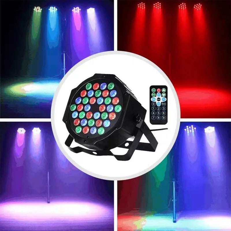 Afralia™ RGB Disco Strobe Light for Stage Party Club Events