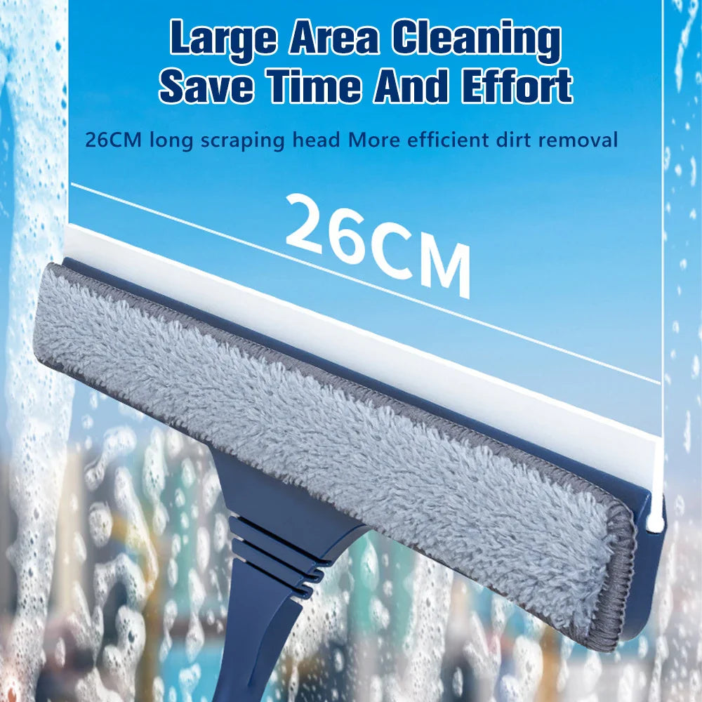 Afralia™ 2-in-1 Glass Wiper & Screen Brush | Telescopic Window Cleaner
