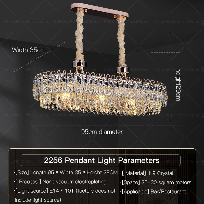 Afralia™ Crystal Chandelier: Modern Luxury for Living Room, Restaurant, Hotel Lobby
