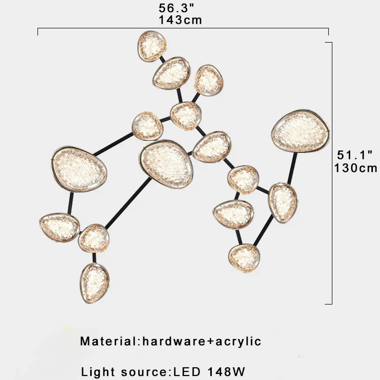 Afralia™ Modern Luxury Wall/Ceiling Large Decoration Lights