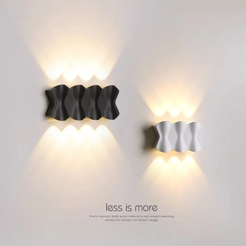 Afralia™ Nordic Wall Lamp for Staircase Bedroom Living Room Outdoor Waterproof Courtyard