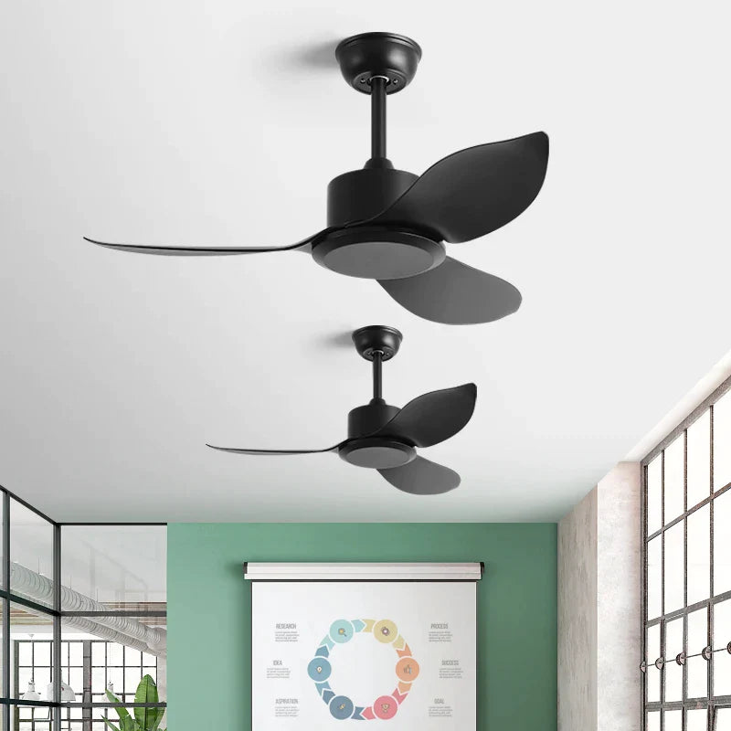 Afralia™ 48" DC Remote Control Ceiling Fan Plastic Blade Bedroom Indoor Industry 220V