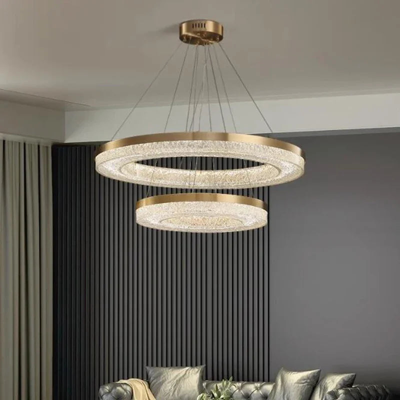 Afralia™ Copper Resin Remote Control Pendant Lamps for Modern Minimalist Living Dining Kitchen Bedroom