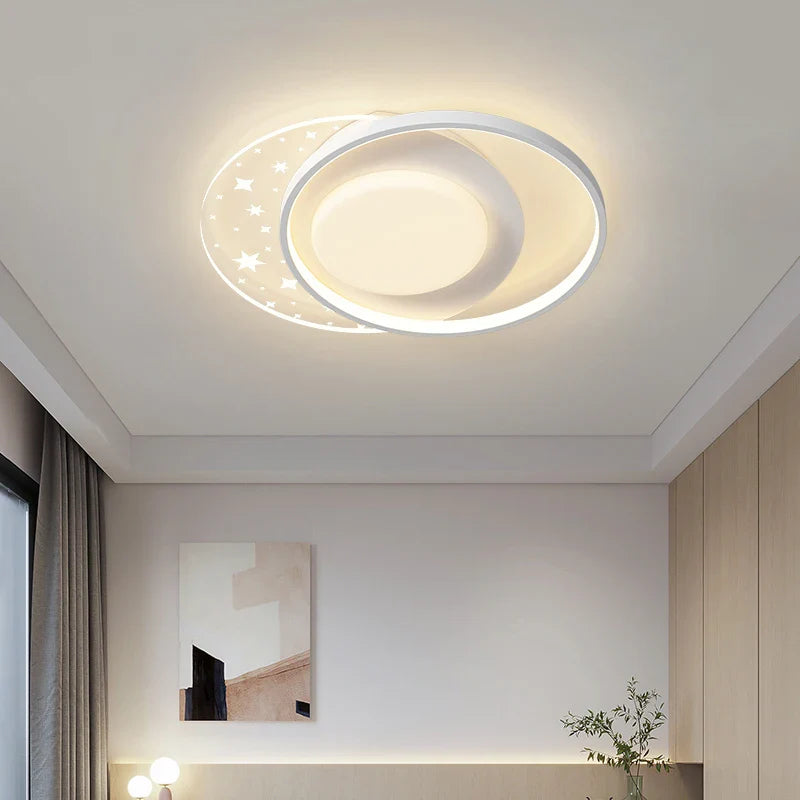 Afralia™ LED Round Ceiling Light – Modern Nordic Indoor Lamp for Living Room, Bedroom, Dining Room