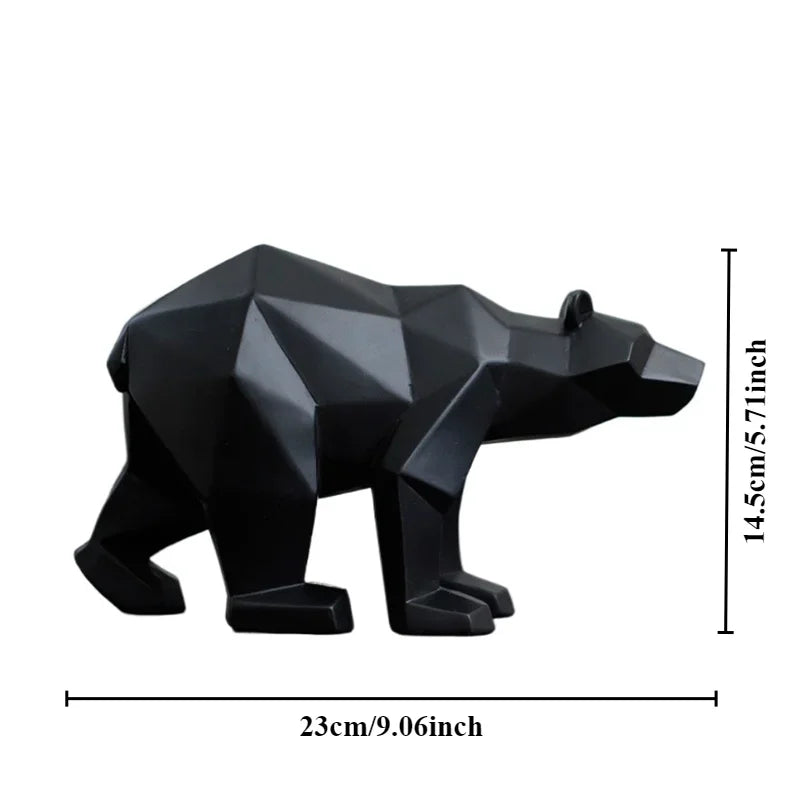 Afralia™ Polar Bear Ornaments: Nordic Style Mother and Son Decor for Home, Living Room, Wine Cabinet