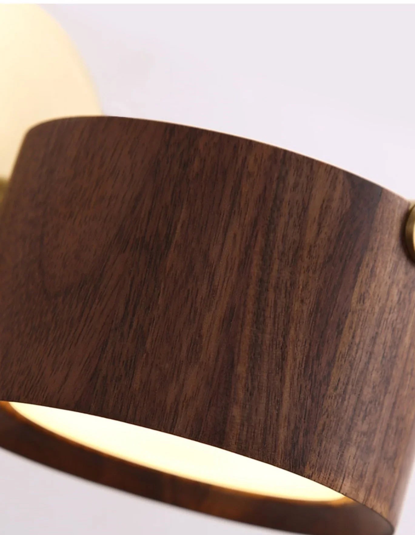 Afralia™ LED Wood Base Wall Sconce Modern Art Light Fixture for Living Room & Bathroom