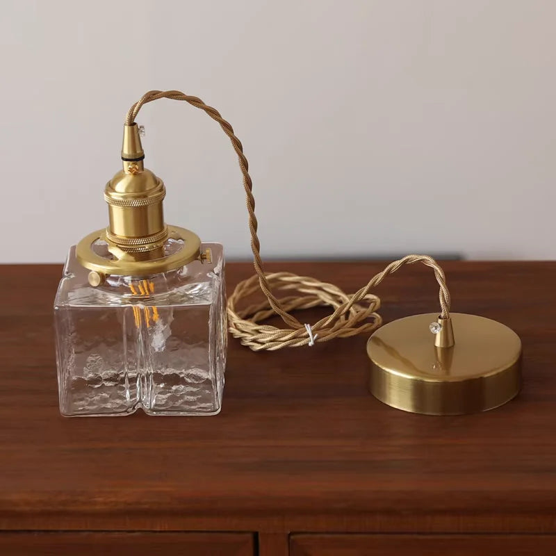 Afralia™ Clear Glass LED Pendant Light: Modern Nordic Style for Home Decor & Lighting