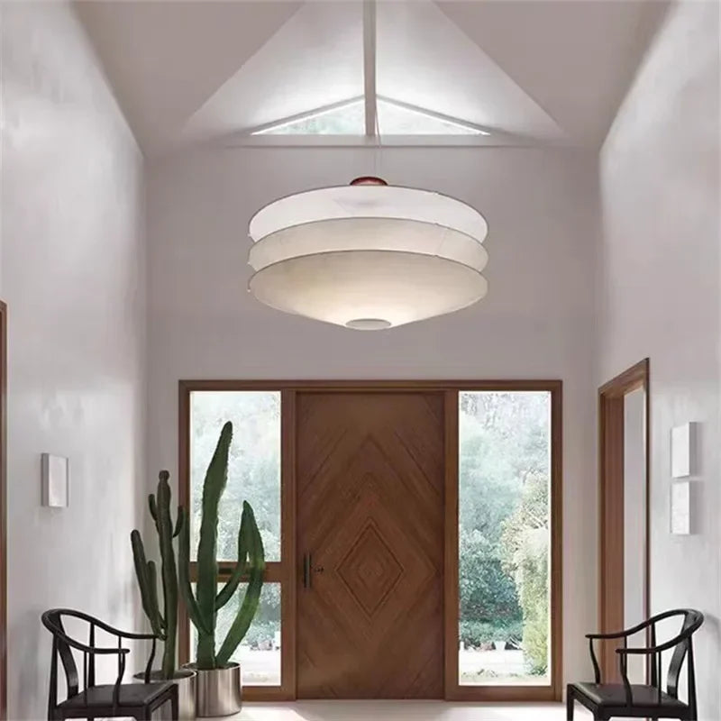 Afralia™ Scandinavia Paper Pendant Lamp Ceiling Chandelier for Living Room Kitchen