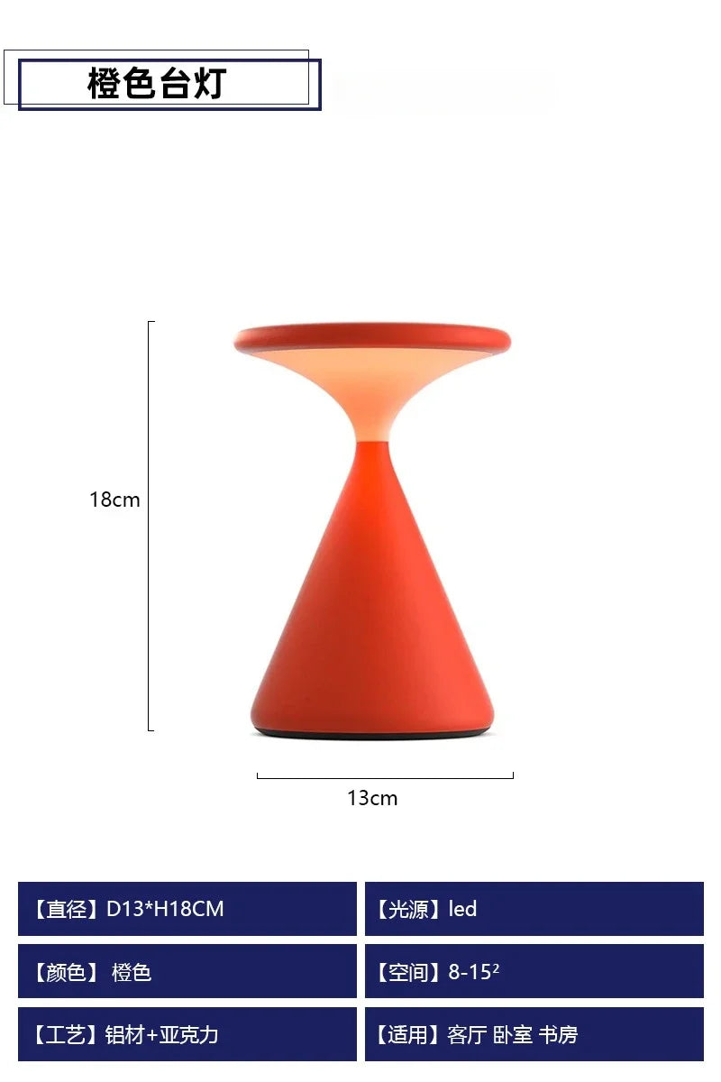 Afralia™ Rechargeable Wireless Table Lamp with Touch Switch - Portable Night Light