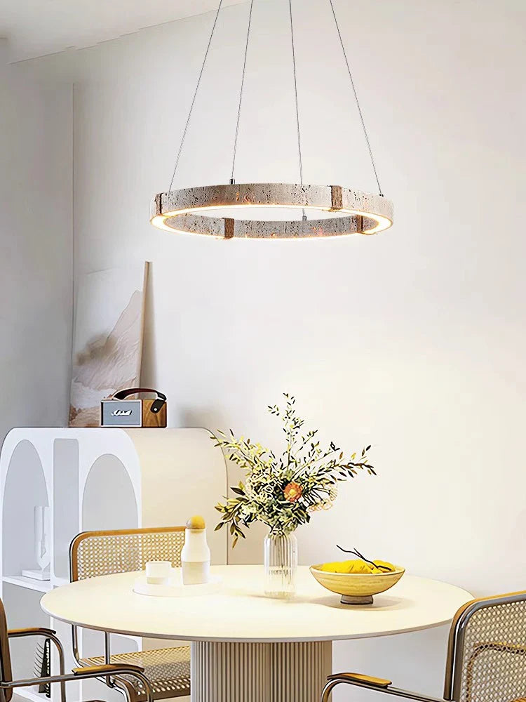 Afralia™ Stone Series Chandelier Lighting for Living & Dining Room