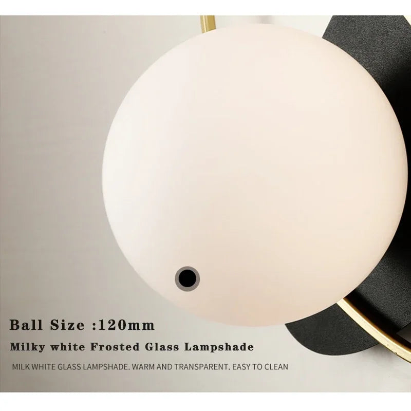 Afralia™ Nordic Golden LED Wall Lamp Indoor Wall Sconce for Bedroom Living Room