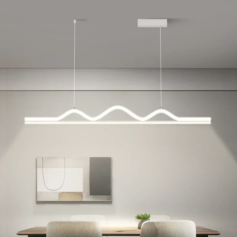 Afralia™ Modern LED Pendant Light for Dining Table Kitchen Home Decor Lighting