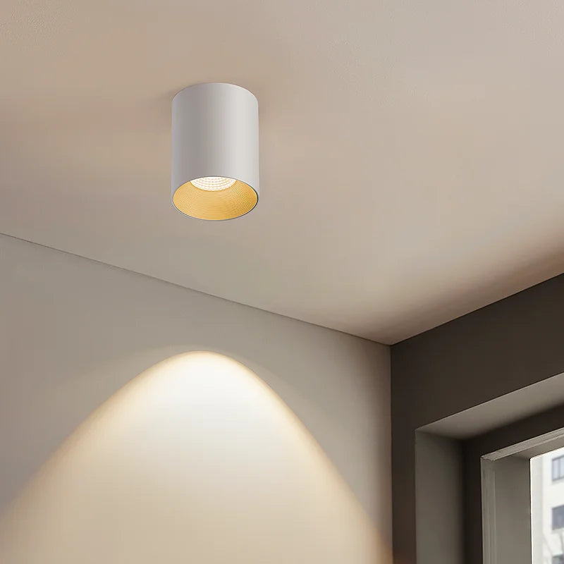 Afralia™ 7W Matte Aluminum Ceiling Downlight for Bedroom Corridor