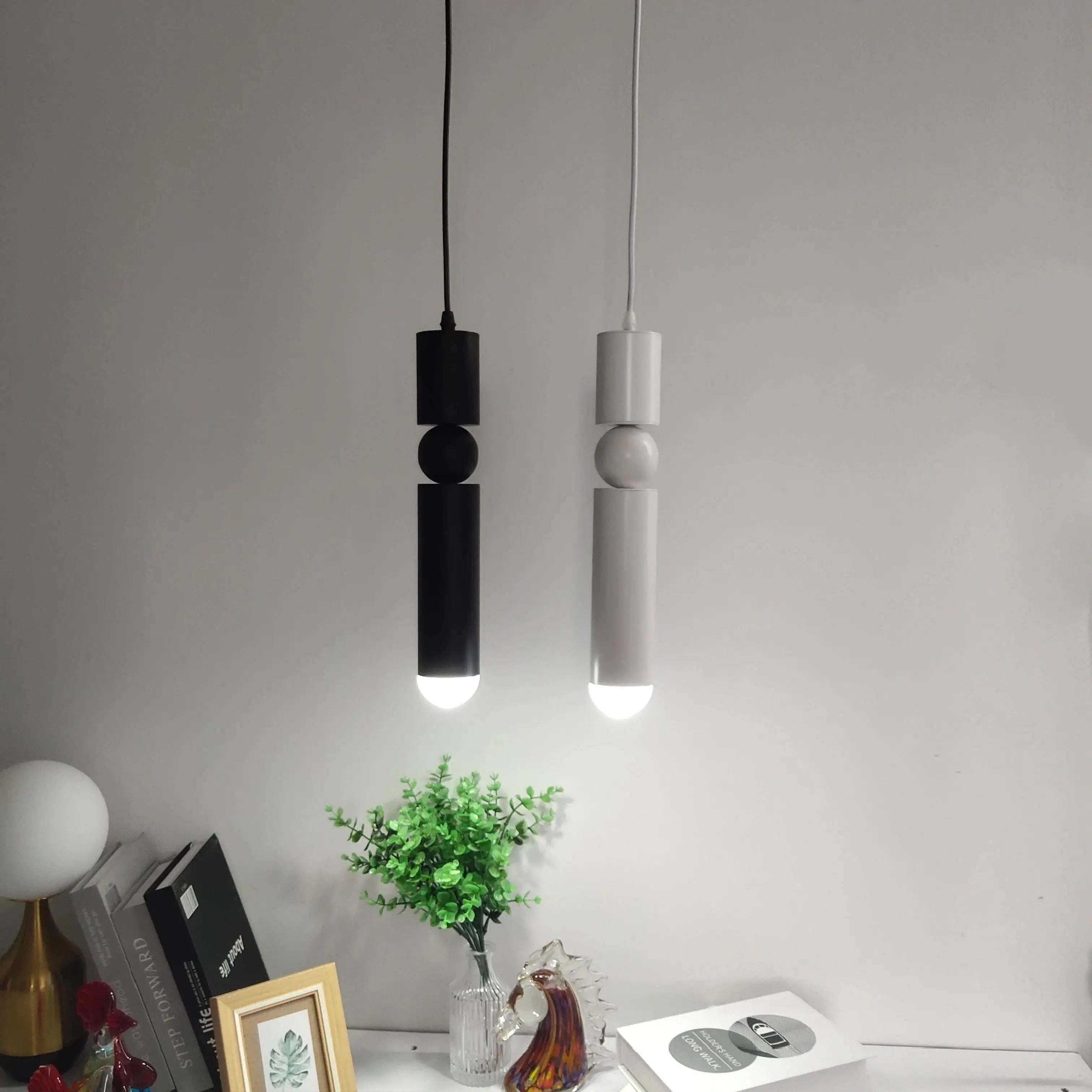 Afralia™ Brass Pendant Light - Modern Minimalist Nordic Bar Small LED Hang Lamp