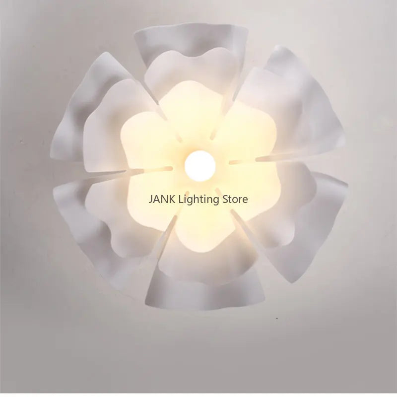 Afralia™ Acrylic Flower Chandelier LED Pendant Light for Dining and Bedroom Decor