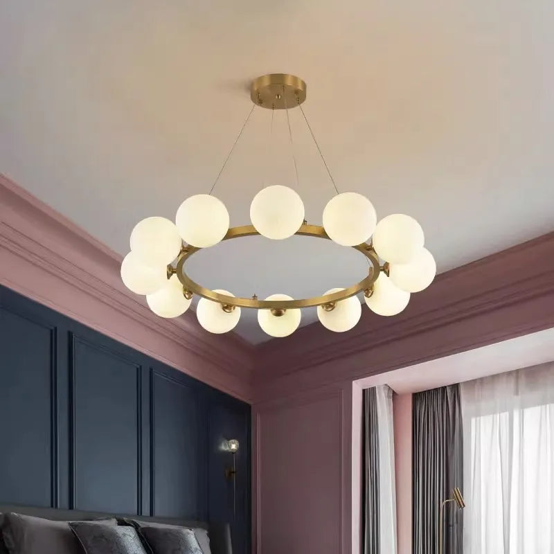 Afralia™ Modern Pendant Chandeliers for Dining Room, Indoor Hanging Ceiling Lights