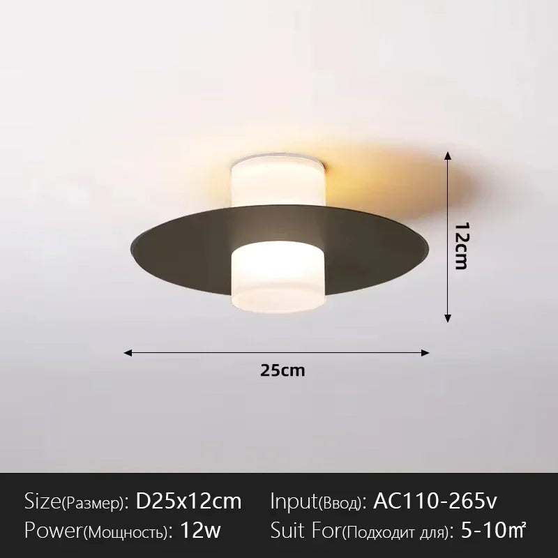 Afralia™ Modern Nordic Ceiling Light for Home, Bedroom, Living Room, LED Lamp