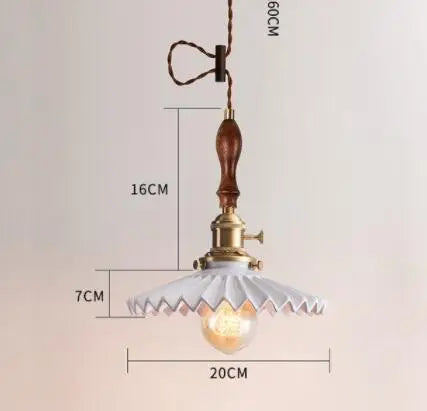 Afralia™ Blue Glass Pendant Lights for Bedroom Dinning Living Room