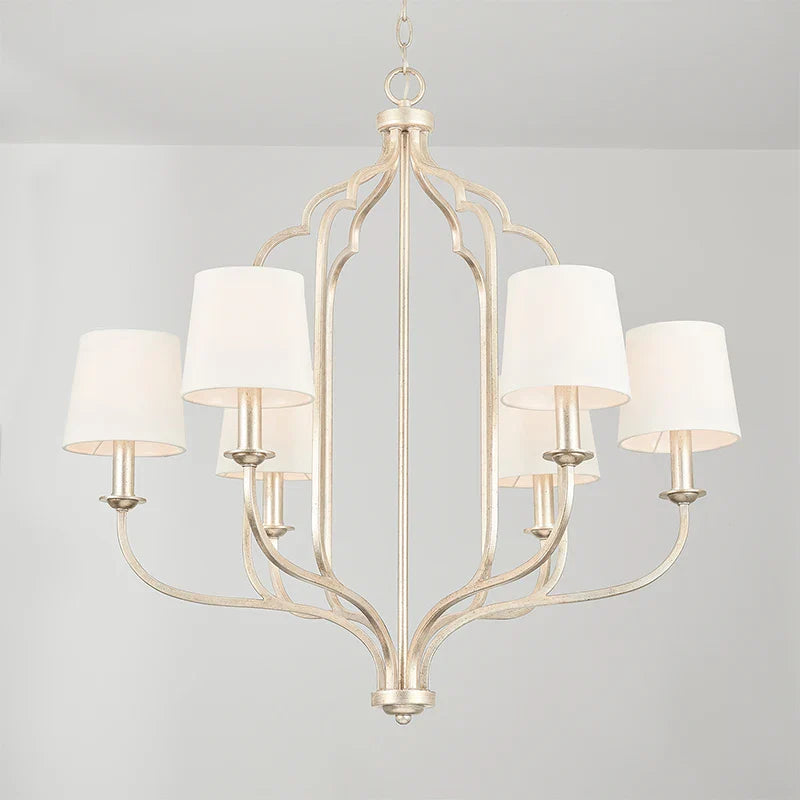 Afralia™ Retro Iron Chandelier: High-end Living Room Lighting Fixtures