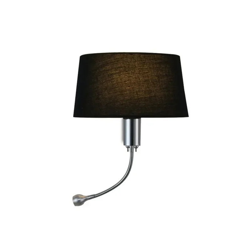 Afralia™ Elegant Fabric Wall Lamp for Bedside Reading in Modern Nordic Style