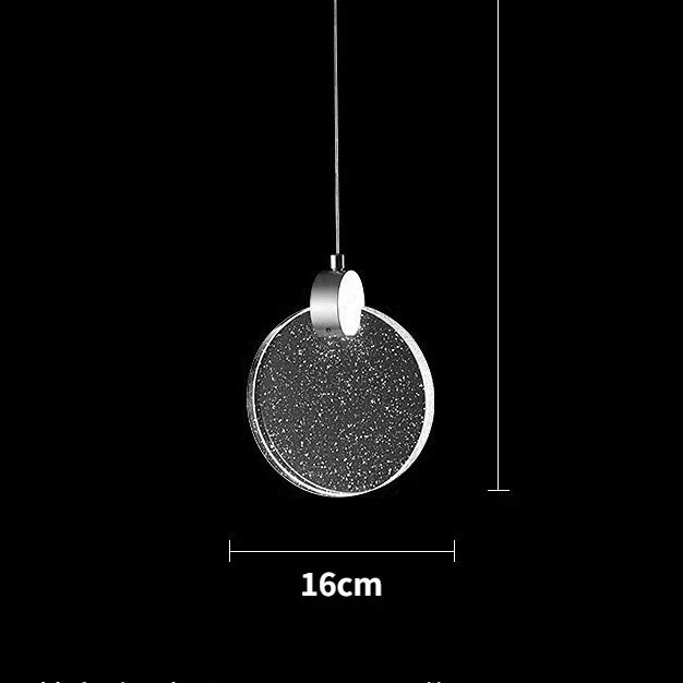 Afralia™ Modern Crystal Pendant Light for Bedroom and Living Room Decor