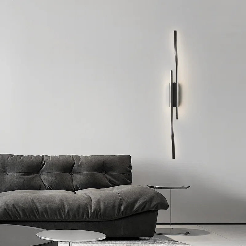 Afralia™ LED Indoor Copper Wall Lamp for Modern Outdoor Living Room Décor