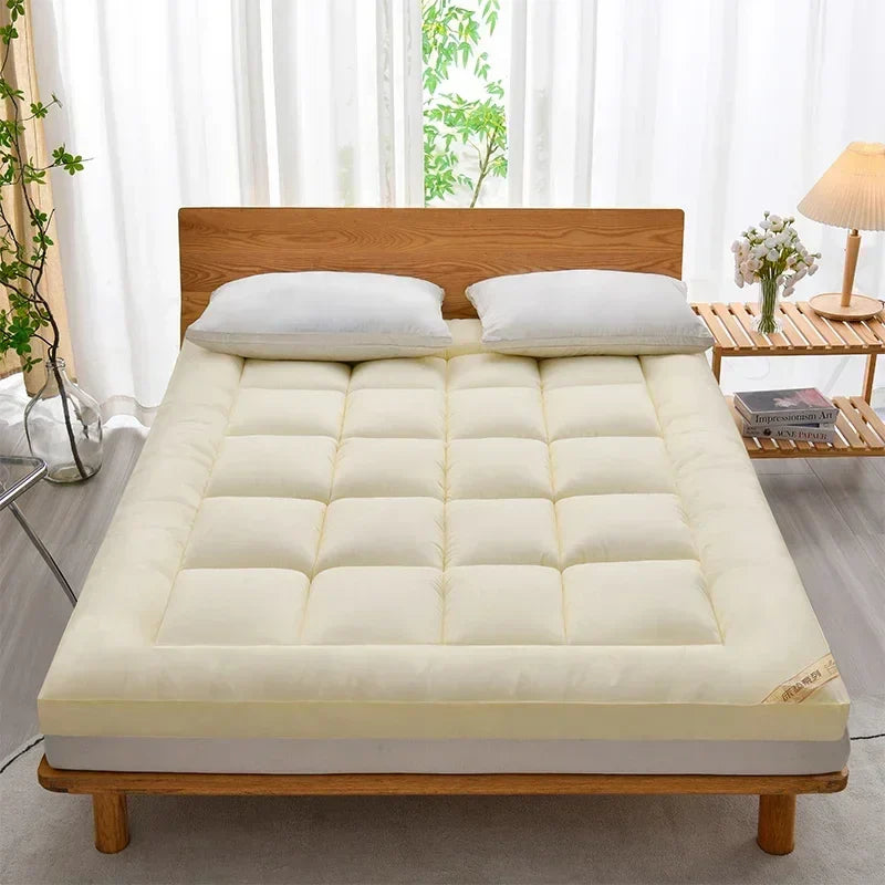 Afralia™ Soft Thicken Quilted Queen Mattress Topper for Year-Round Comfort