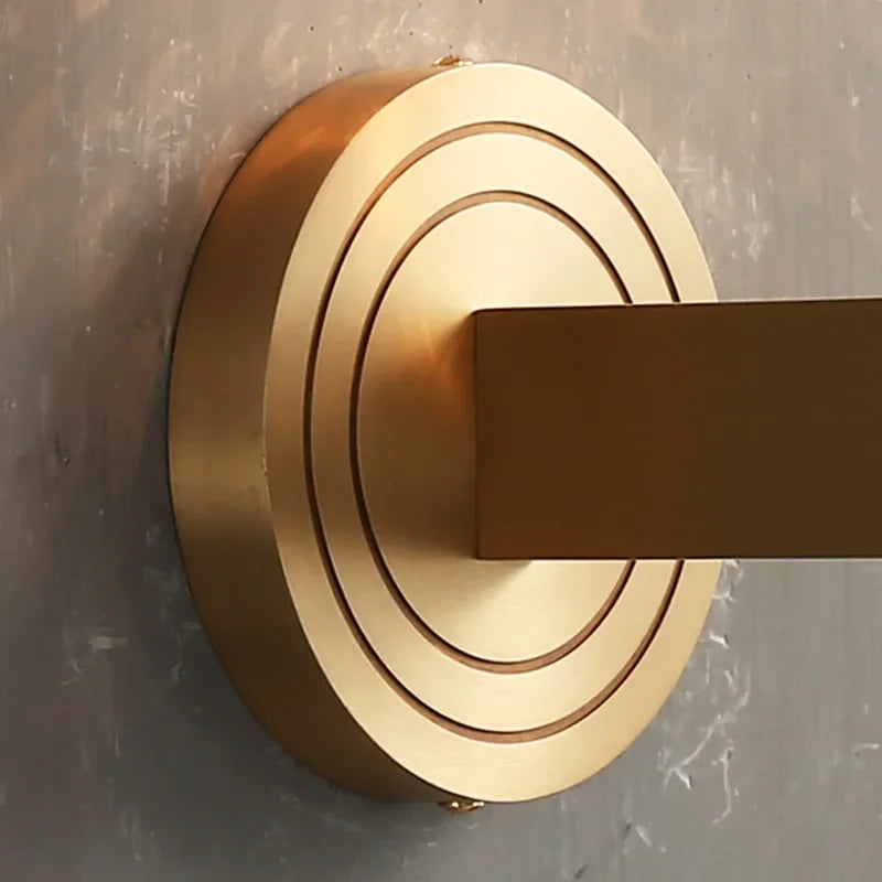 Afralia™ Copper Wooden Frame Wall Light with Hemp Rope - Creative Living Room Decor