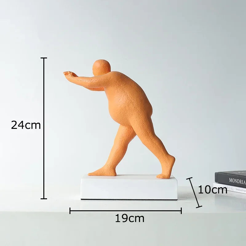 Abstract Resin Sculpture Modern Home Decor by Afralia™