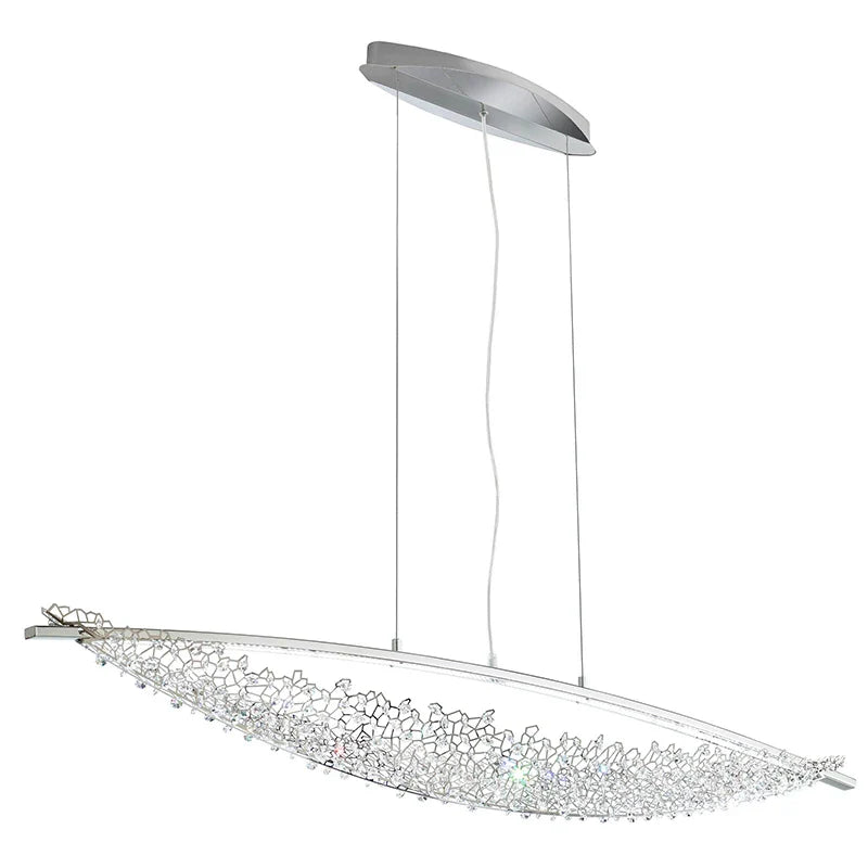 Afralia™ Nordic Crystal Chandelier for Luxury Restaurant & Home Decor