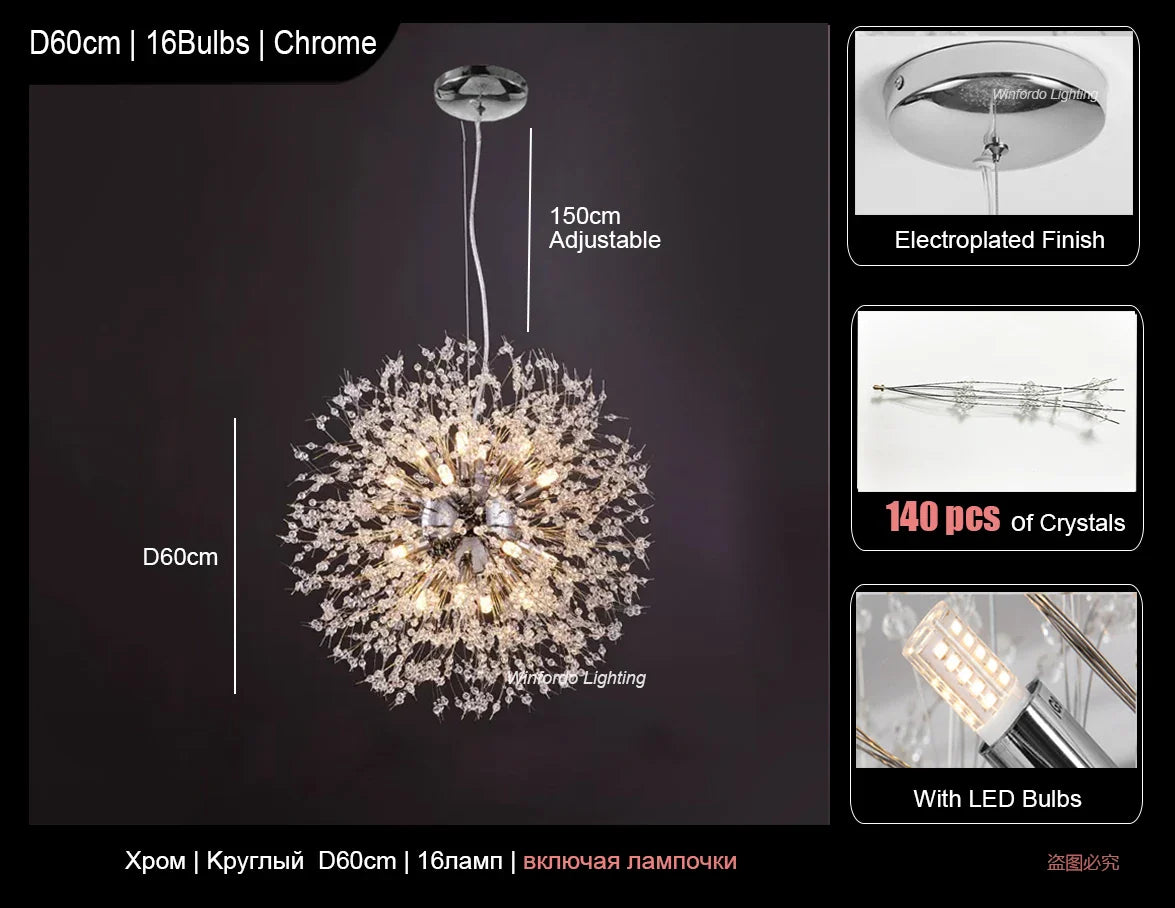 Afralia™ Rectangle Crystal Chandelier - Mid-century Art Deco Long Hanging Lamp