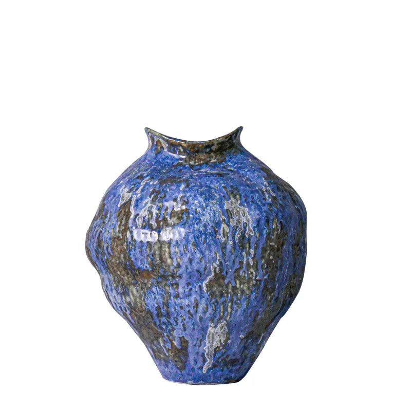 Afralia™ Handcrafted Chinese Porcelain Vase Home Decor Flower Arrangement Accessory