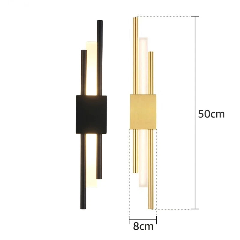 Afralia™ Modern LED Wall Lamp | Minimalist Bathroom Sconces for Elegant Home Lighting