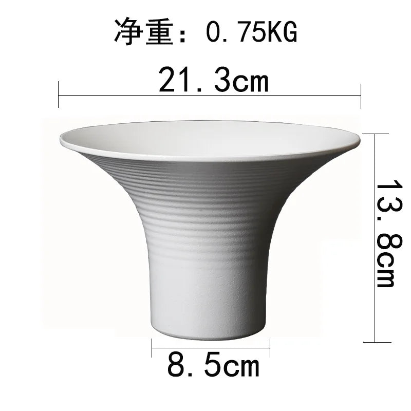 Afralia™ Ceramic Floral Arrangement Flower Pot Planter Vases Plant Accessories