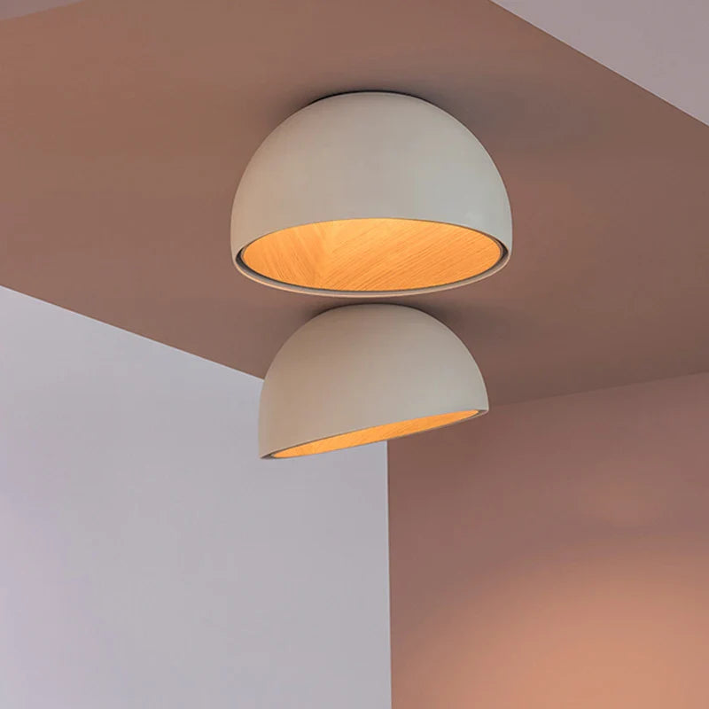 Afralia™ Cream Wind LED Ceiling Chandelier for Minimalist Living Spaces