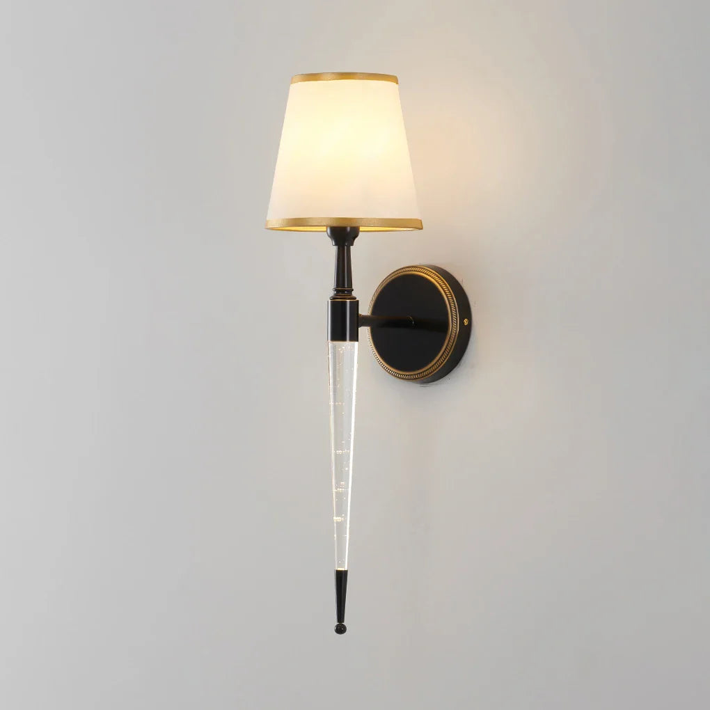 Afralia™ Classic Crystal Wall Lamp: Retro Light, Simple Design, Perfect for Living Room and Bedroom